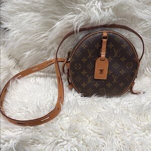 Louis Vuitton Round Brown Monogram Crossbody Bag